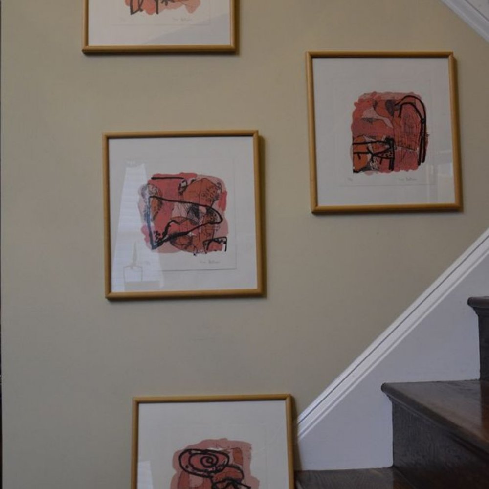 *ORIGINAL* 1989 Ciro Beltrán Painting Set of 4 - Picture 2 of 3
